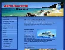 Tablet Screenshot of aktivtouristik.com